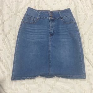 Semi length denim skirt- BLEU brand- size 12